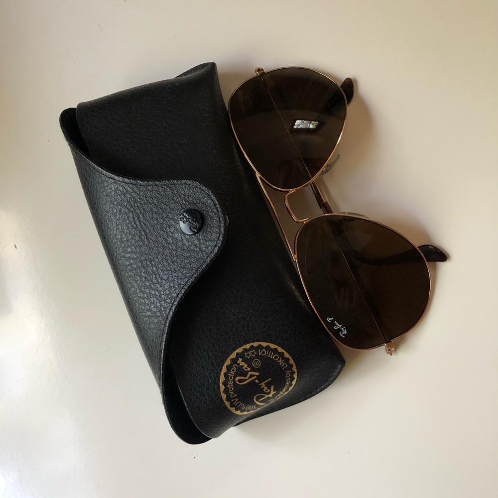 Ray Ban Polarized Aviator Classic Sunglasses